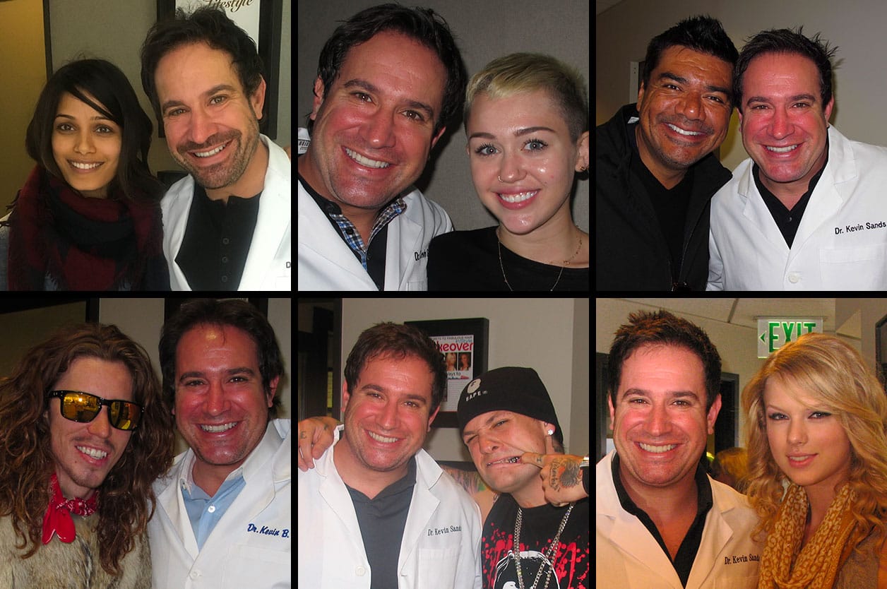 Dr. Sands celebrity clients